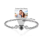 Personalised Heart Photo Bracelet